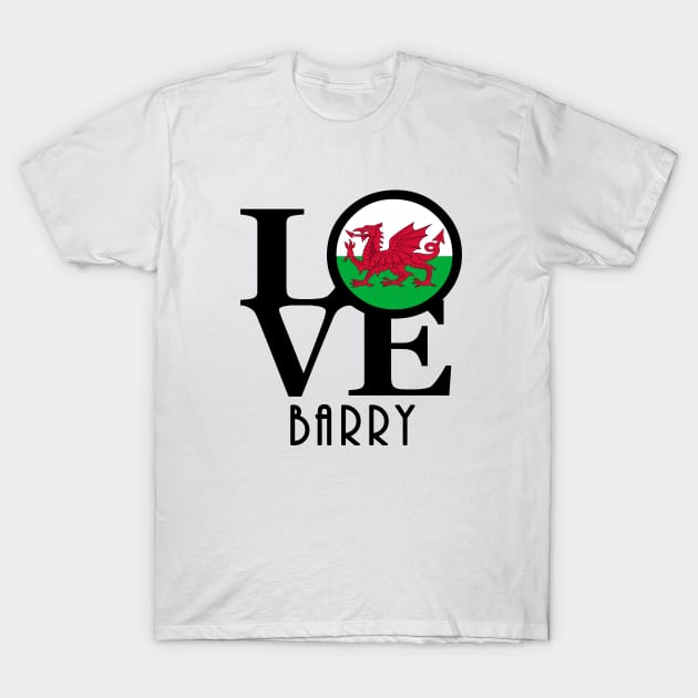 LOVE Barry Wales T-Shirt by UnitedKingdom